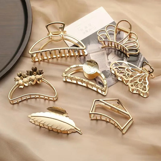 Gold Claw Clip