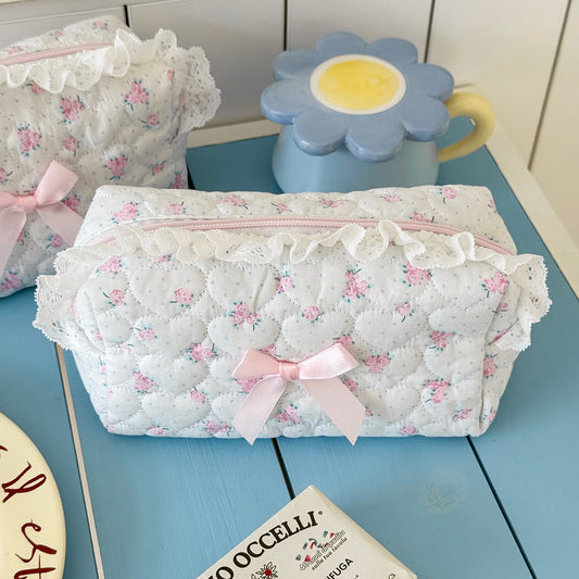 Lace Flower Cosmetic Bag