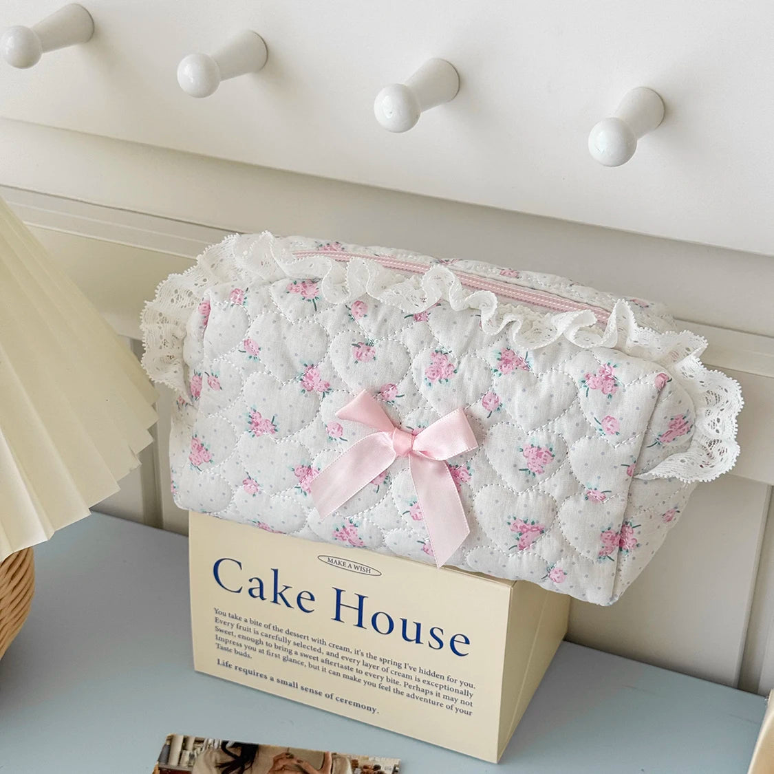 Lace Flower Cosmetic Bag